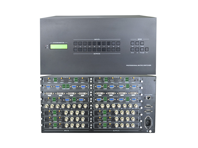 32路高清混合插卡矩阵主机